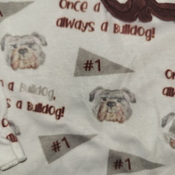 The Printed Press Once a Bulldog Mississippi State Nightgown Pajama 5-6T - Picture 5 of 7